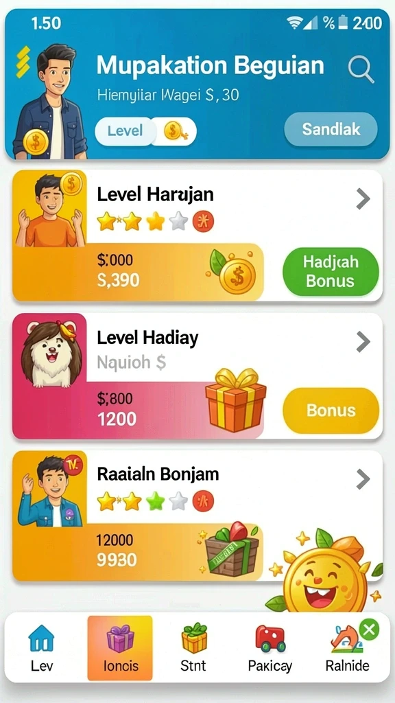 brojp - Sistem level yang menantang dan mendebarkan.
