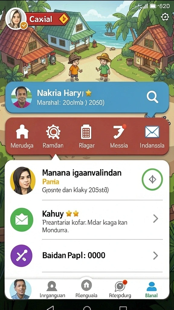 cinema77 - Tampilan antarmuka yang sederhana dan menarik.